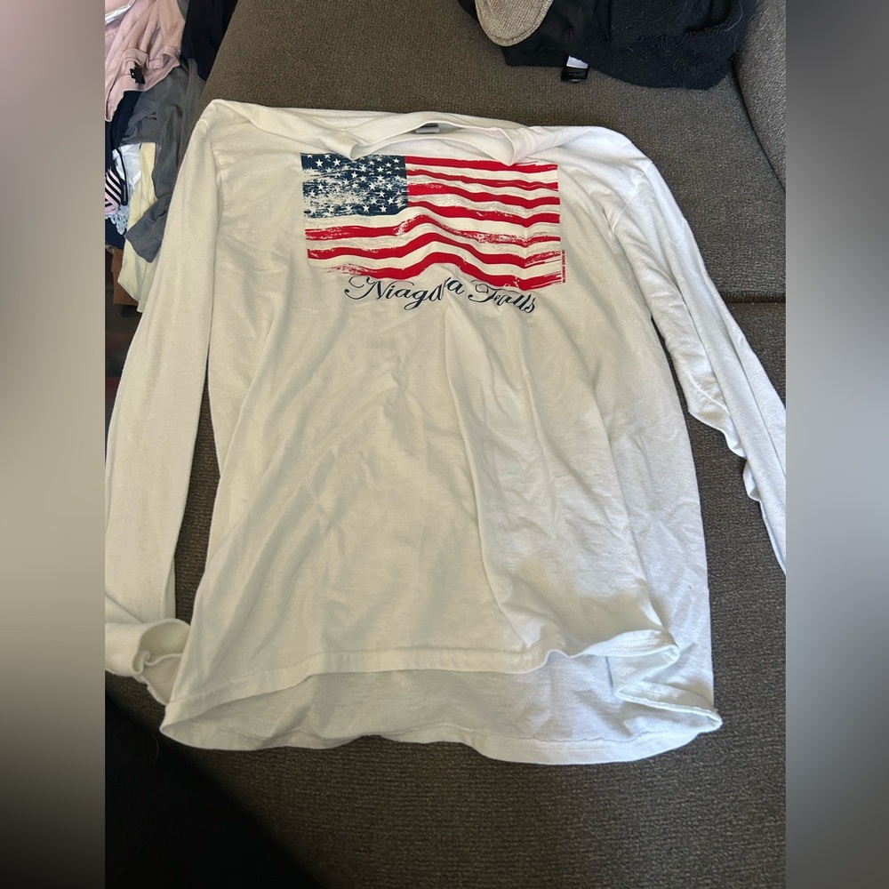 White long sleeve shirt